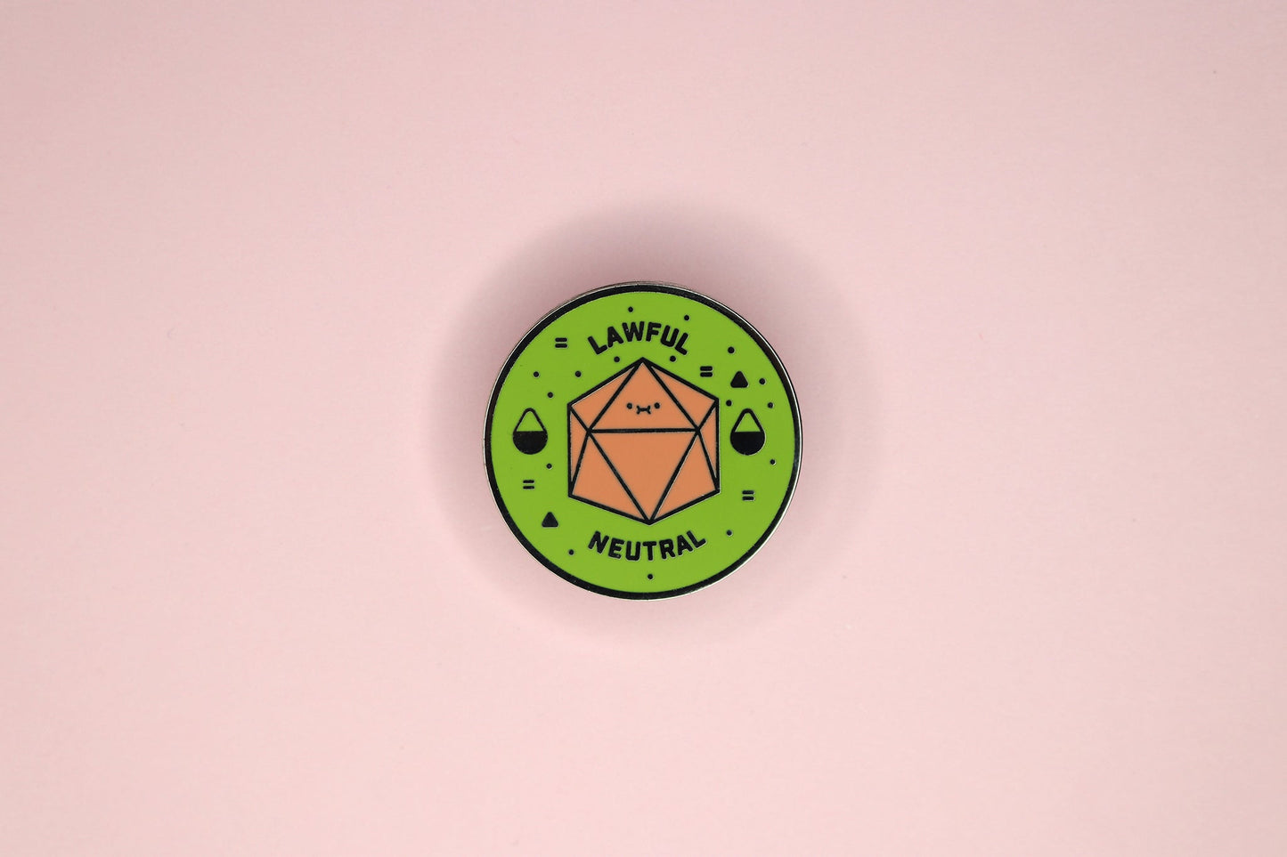 Lawful Neutral Alignment Hard Enamel Pin