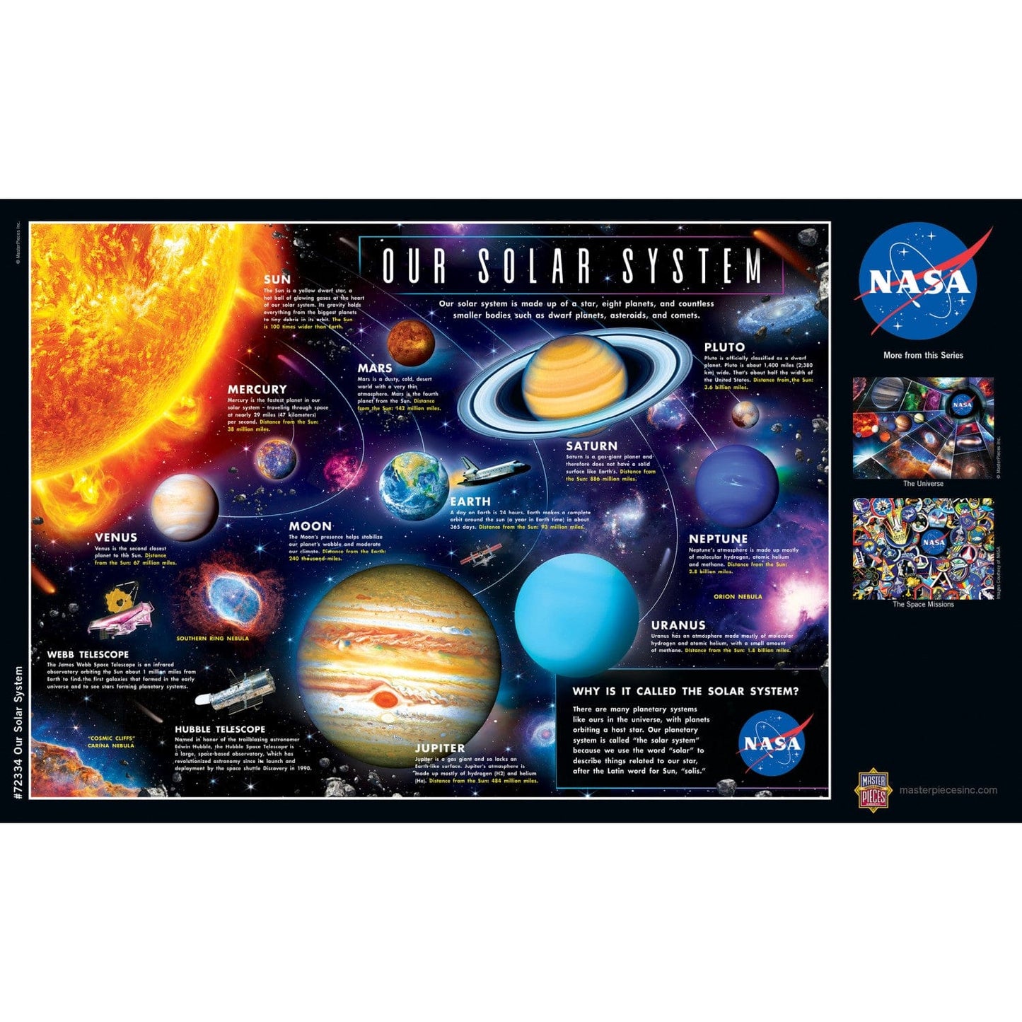 Our Solar System - 1000 Piece Jigsaw Puzzle - Out of Play