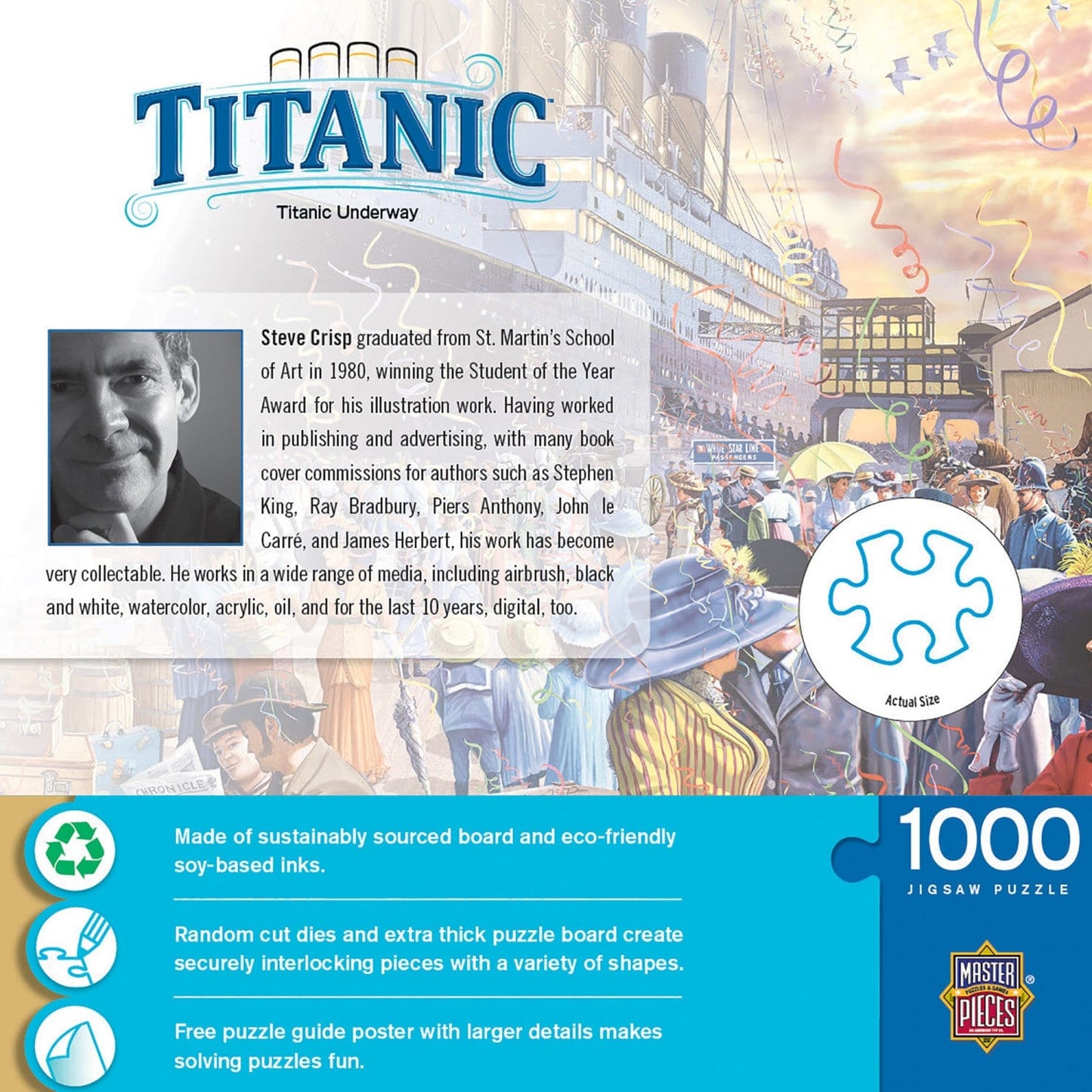 Titanic - Underway 1000 Piece Jigsaw Puzzle - Out of Play