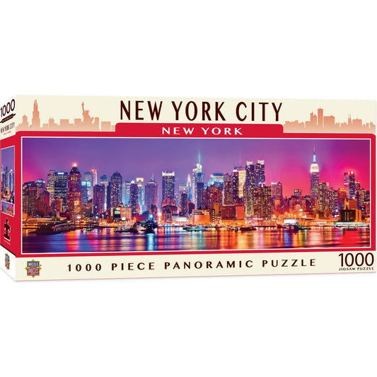 New York City, New York 1000 Piece Panoramic Jigsaw Puzzle - Out of Play