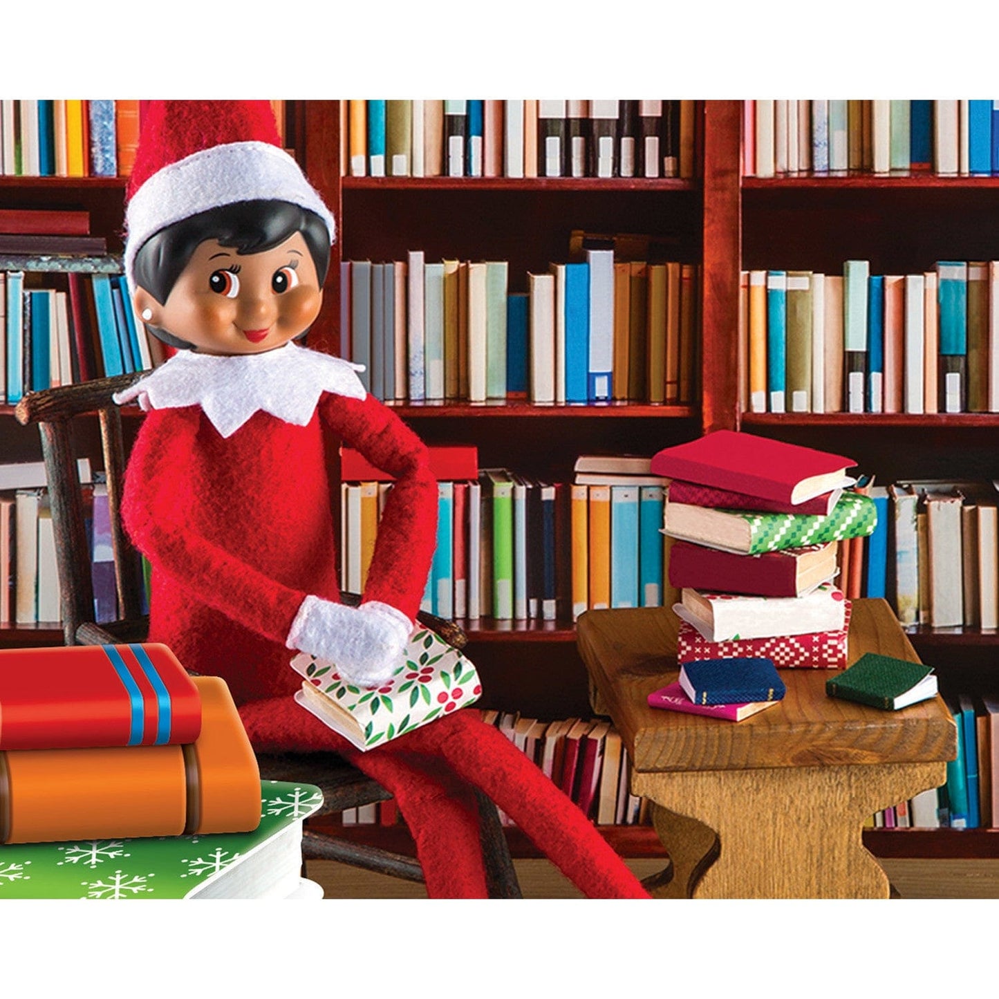 Elf on the Shelf 4-Pack 100 Piece Jigsaw Puzzles - V1 - Out of Play