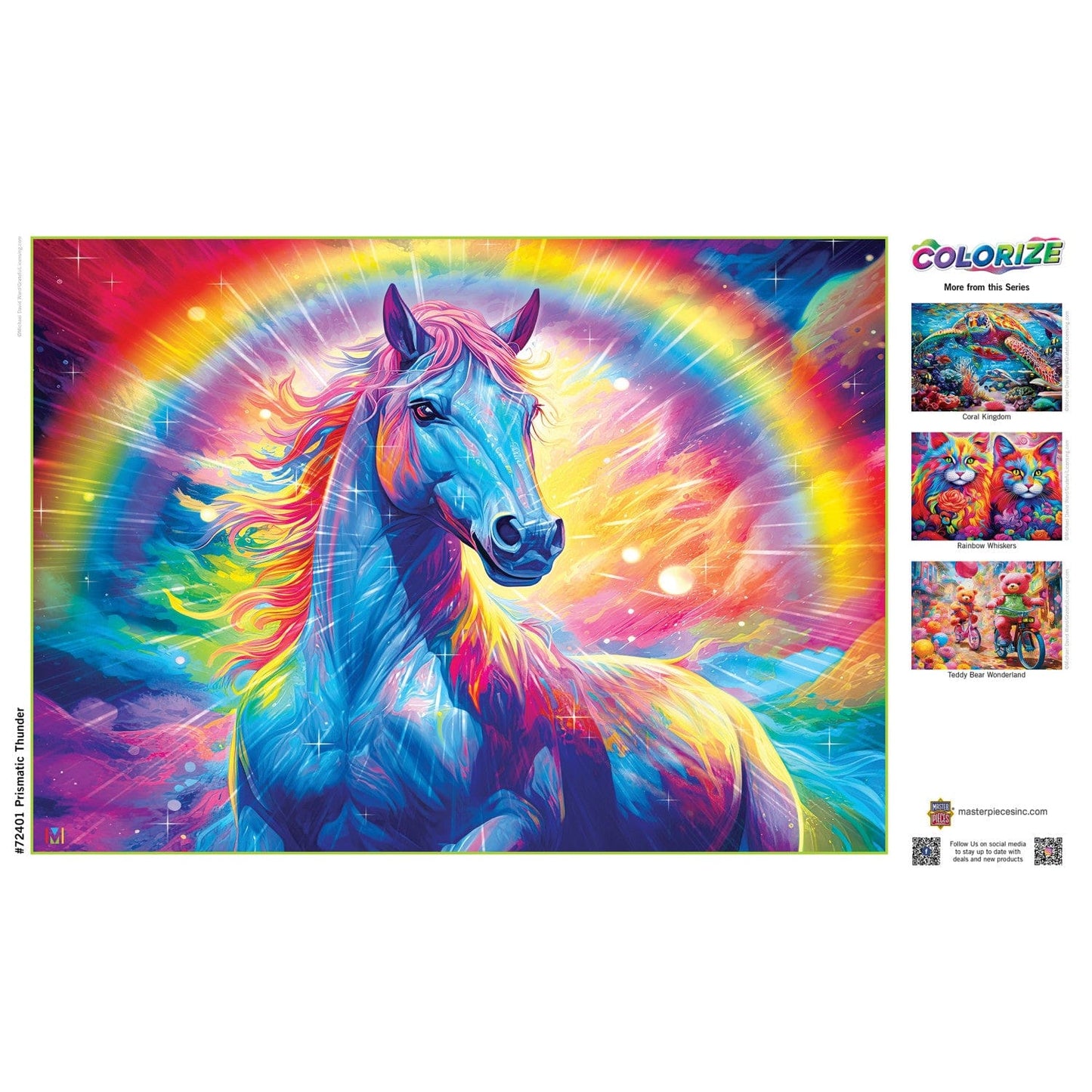 Colorize - Prismatic Thunder 1000 Piece Jigsaw Puzzle - Out of Play