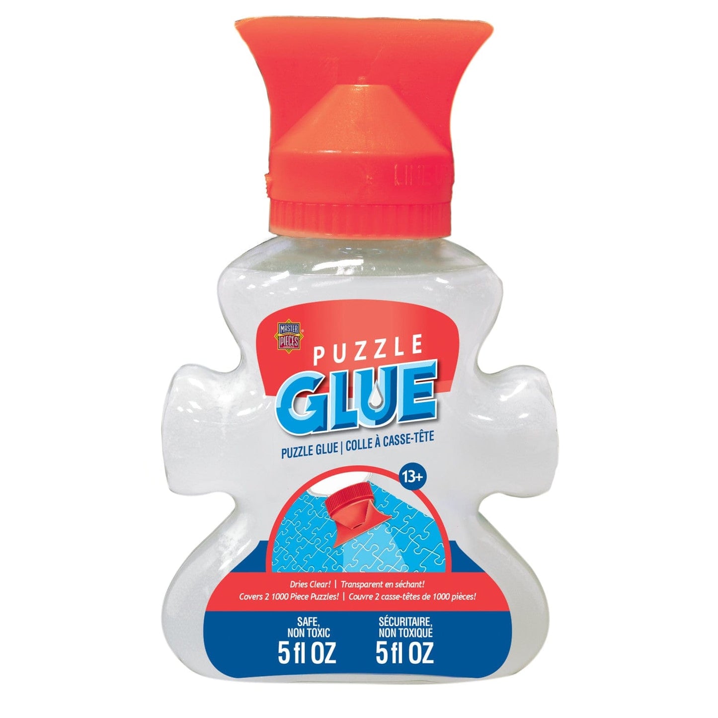 Jigsaw Puzzle Glue Shaped Bottle - 5 oz - Out of Play