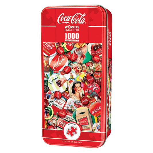 World's Smallest - Coca-Cola Caps 1000 Piece Jigsaw Puzzle - Out of Play