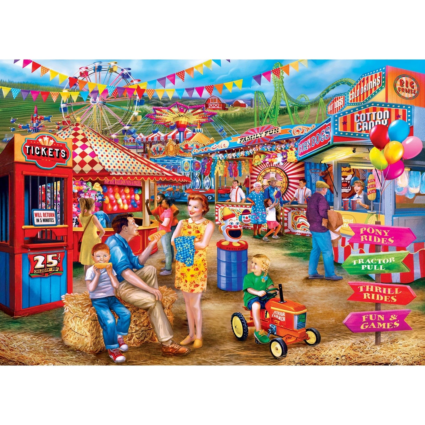 Fairs & Festivals - Summer Fest 1000 Piece Jigsaw Puzzle - Out of Play