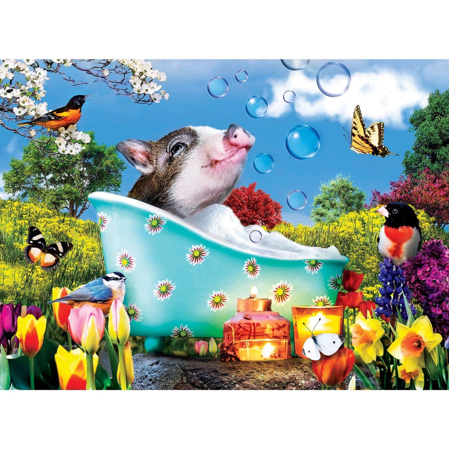 Wild & Whimsical - 500 Piece Jigsaw Puzzles 4 Pack - Out of Play