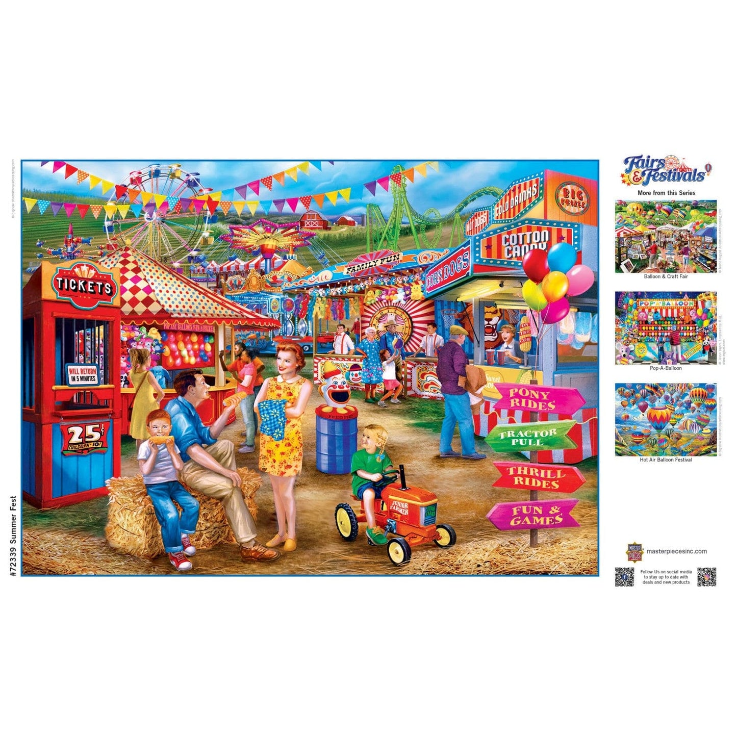 Fairs & Festivals - Summer Fest 1000 Piece Jigsaw Puzzle - Out of Play