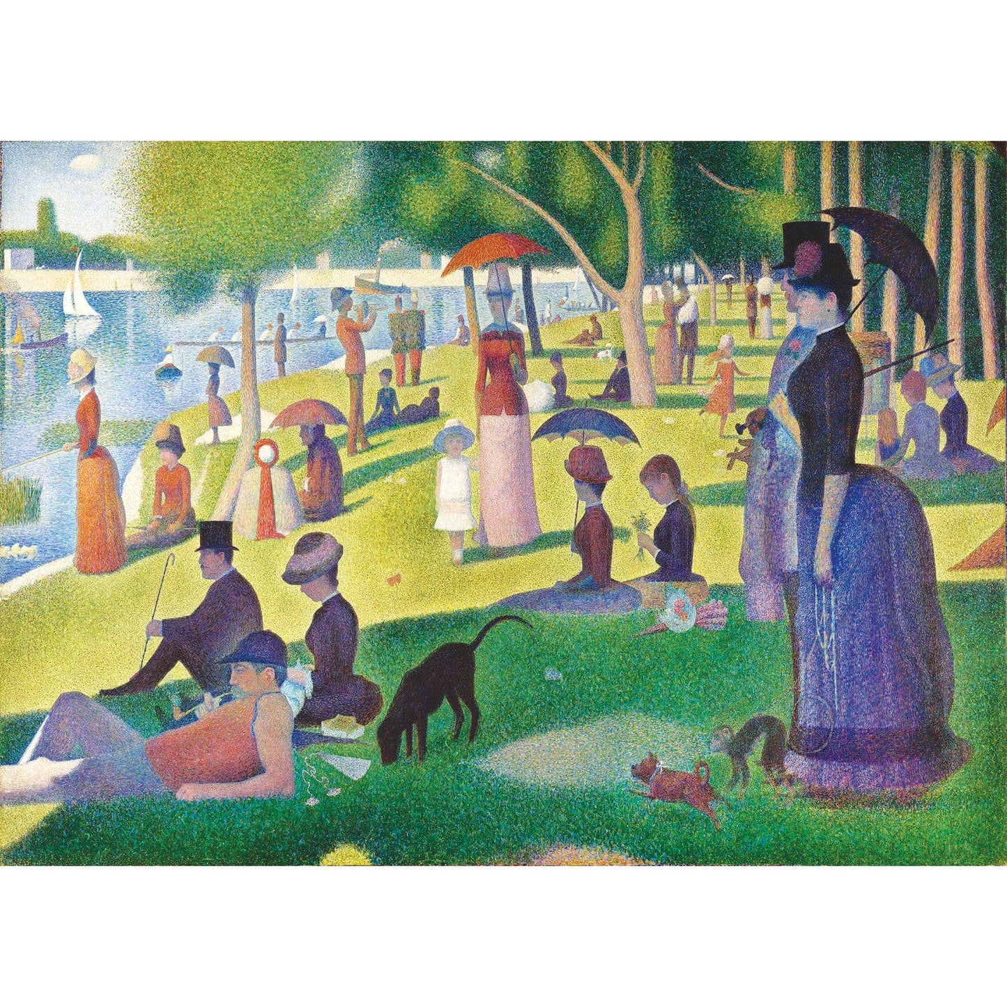 MasterPieces of Art - A Sunday on La Grande Jatte 1000 Piece Jigsaw Puzzle - Out of Play