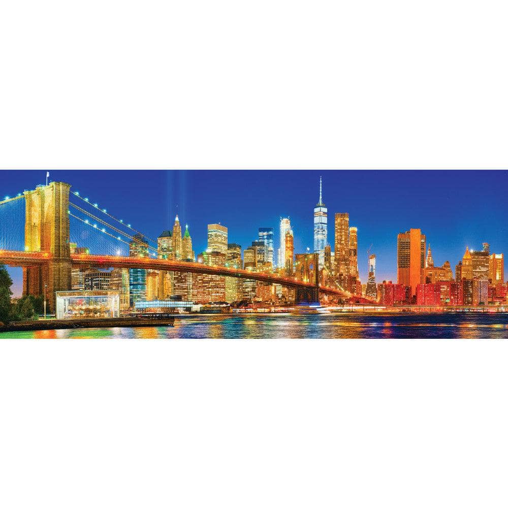 Brooklyn Bridge, New York City 1000 Piece Panoramic Jigsaw Puzzle - Out of Play