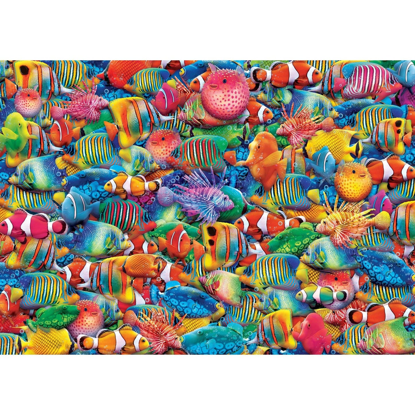 World's Smallest - Rainbow Flow 1000 Piece Jigsaw Puzzle - Out of Play
