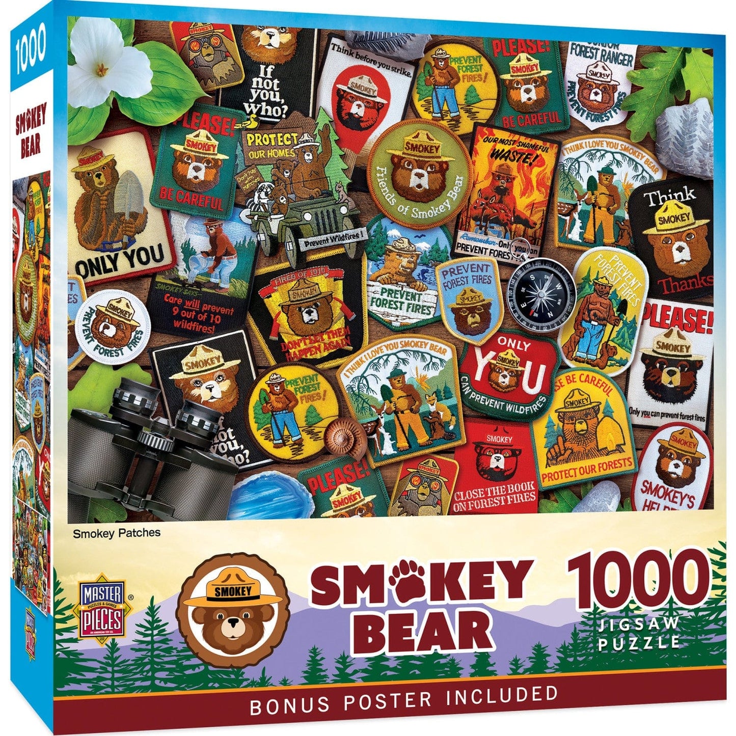 Smokey Bear Patches 1000 Piece Jigsaw Puzzle - Out of Play