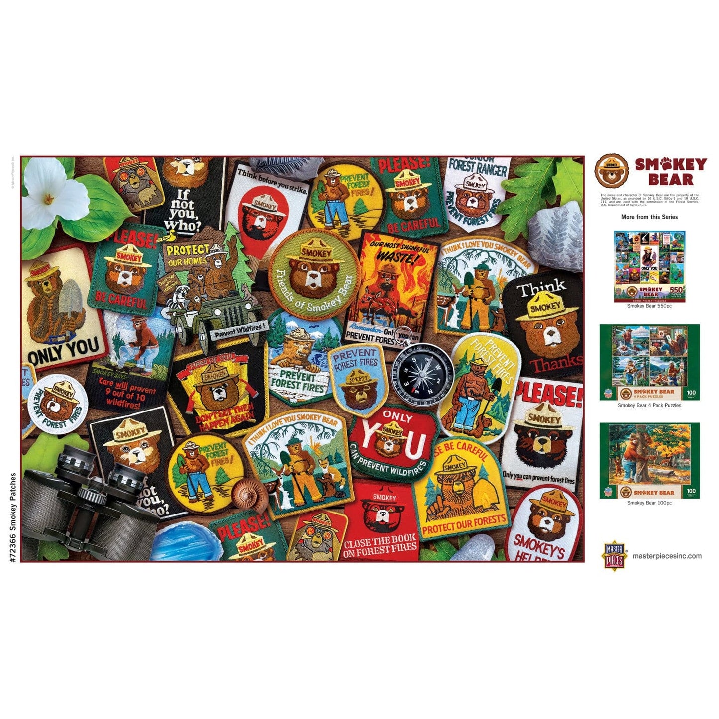 Smokey Bear Patches 1000 Piece Jigsaw Puzzle - Out of Play