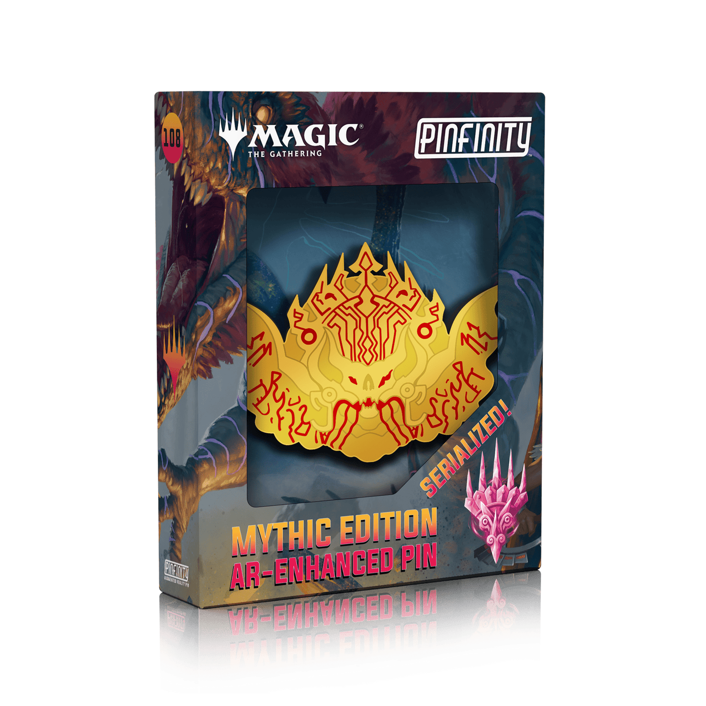 Magic: The Gathering - Aclazotz, Deepest Betrayal Serialized AR Pin (LCI) Pinfinity - Augmented Reality Collectible Pins
