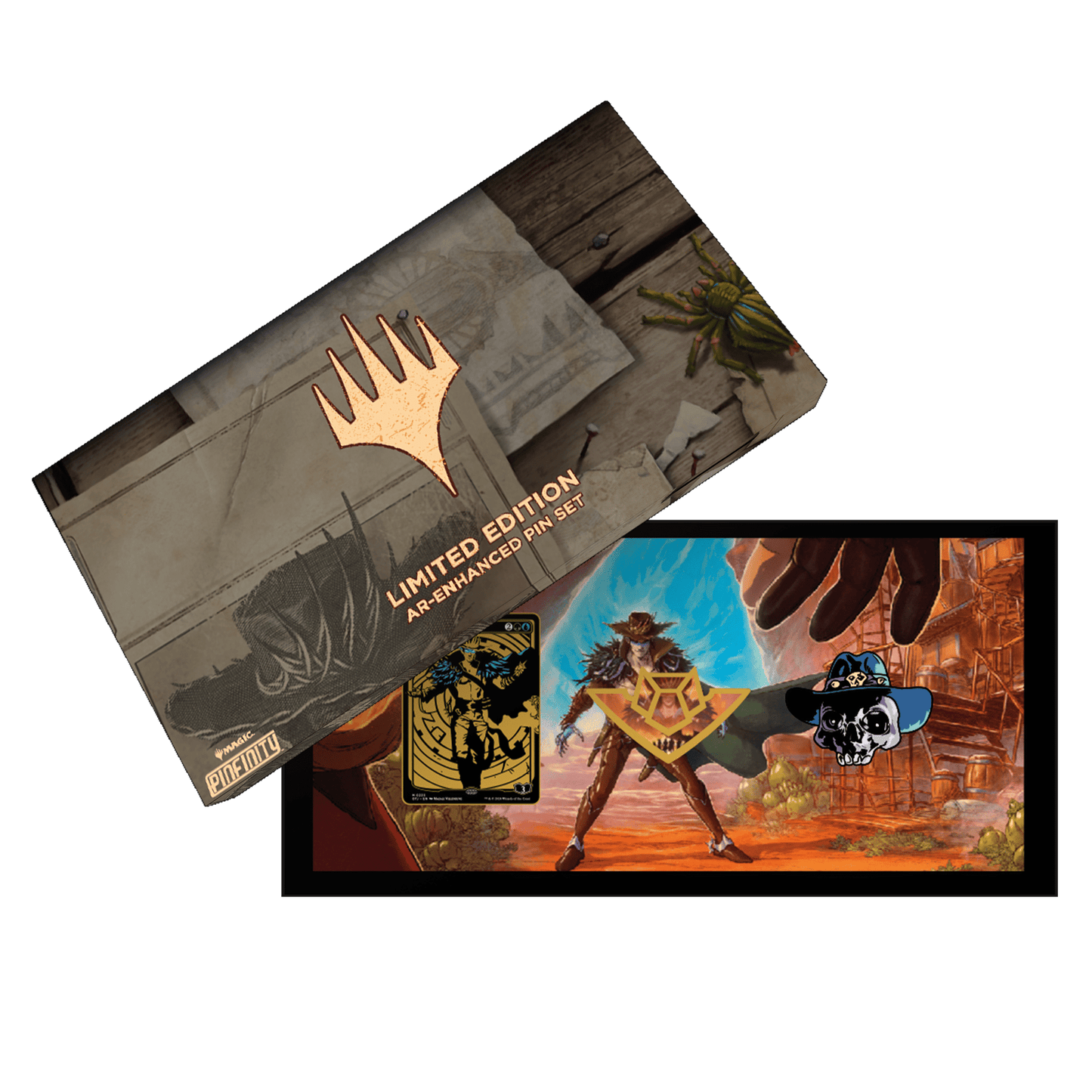Magic: The Gathering - Outlaws of Thunder Junction Pin Set Pinfinity - Augmented Reality Collectible Pins