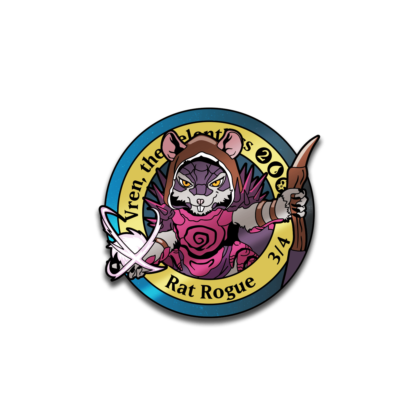 Magic: The Gathering - Vren, the Relentless AR Pin Pinfinity - Augmented Reality Collectible Pins