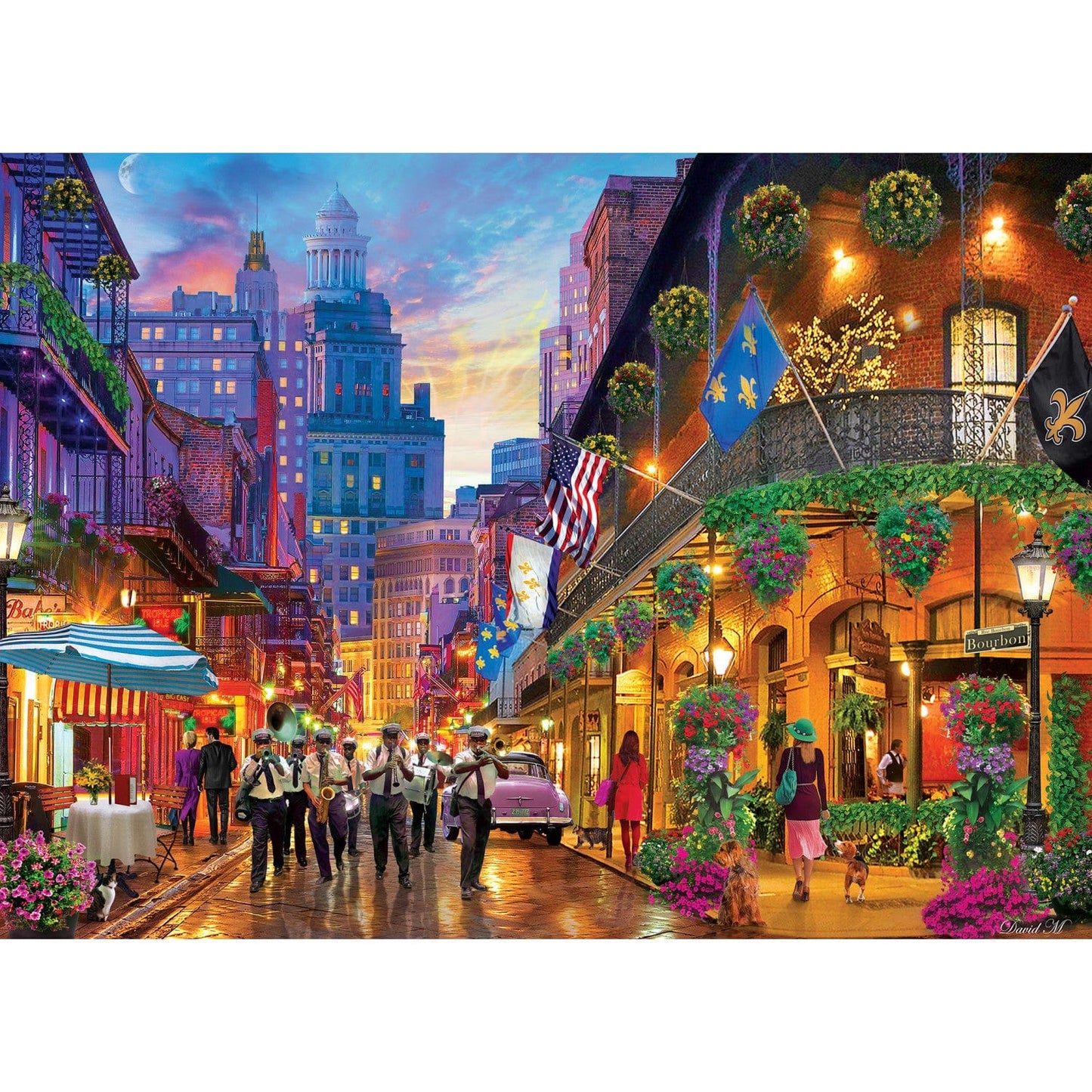 Colorscapes - New Orleans Style 1000 Piece Jigsaw Puzzle - Out of Play