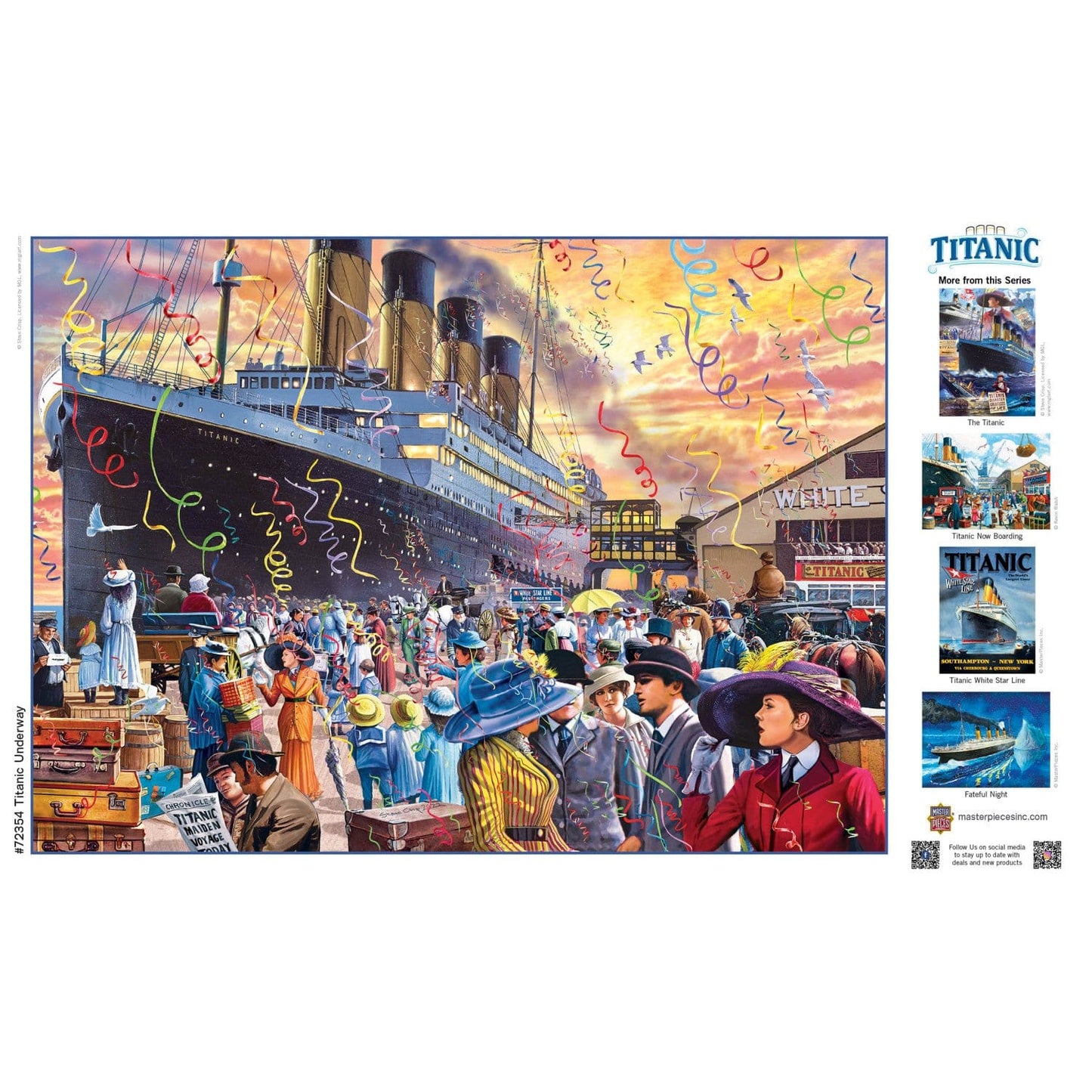 Titanic - Underway 1000 Piece Jigsaw Puzzle - Out of Play
