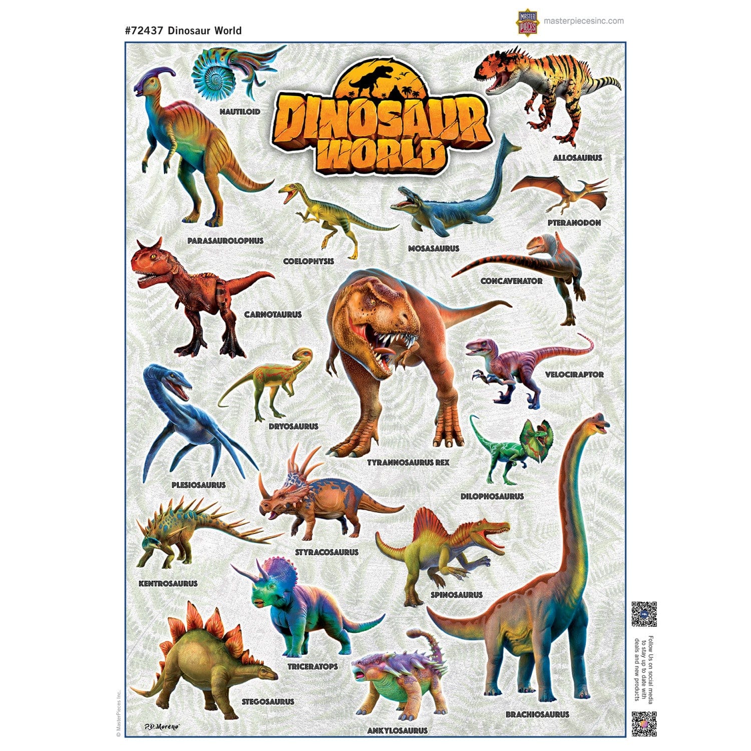 Dinosaur World 1000 Piece Jigsaw Puzzle - Out of Play