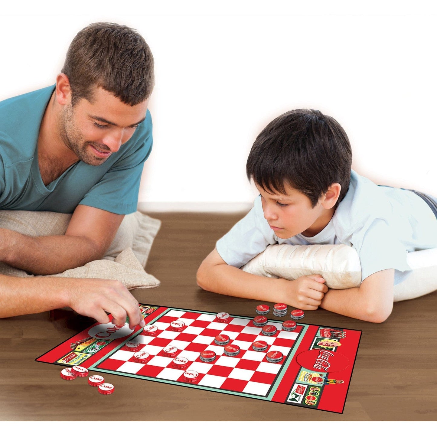 Coca-Cola Checkers Board Game - Out of Play
