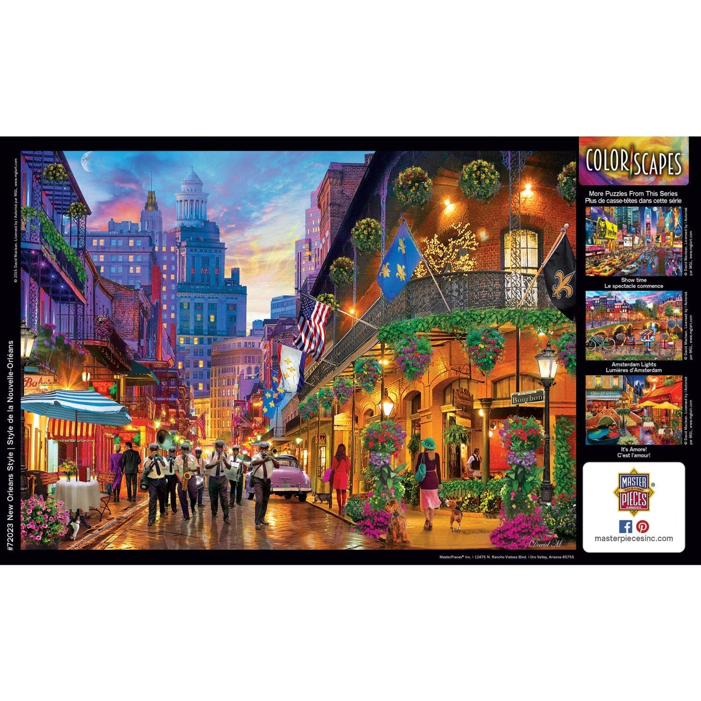 Colorscapes - New Orleans Style 1000 Piece Jigsaw Puzzle - Out of Play