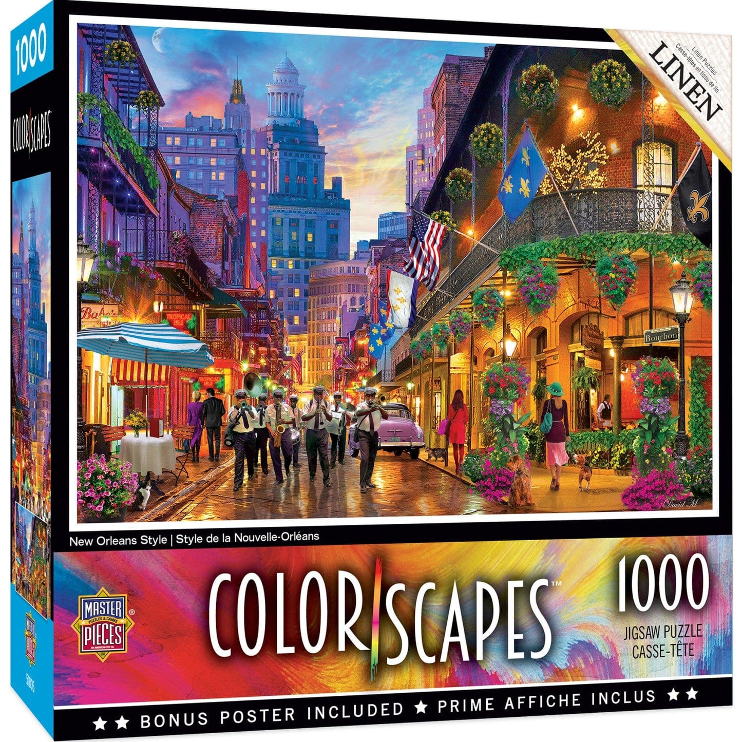 Colorscapes - New Orleans Style 1000 Piece Jigsaw Puzzle - Out of Play