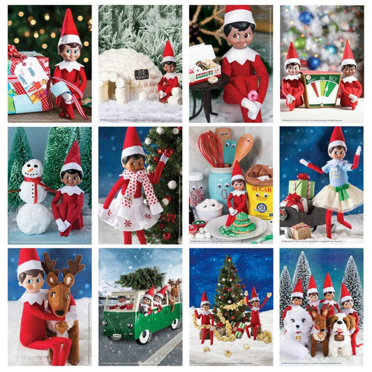 12 Days of Elf on the Shelf Jigsaw Puzzles - Advent Calendar - Out of Play