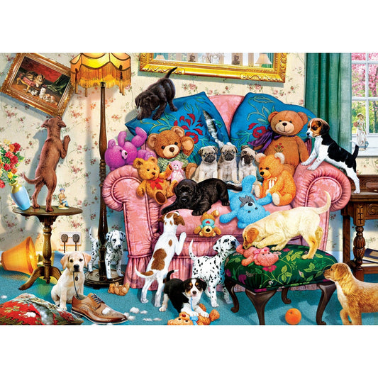 Masterpiece Gallery - Loose in the House 1000 Piece Jigsaw Puzzle - Out of Play