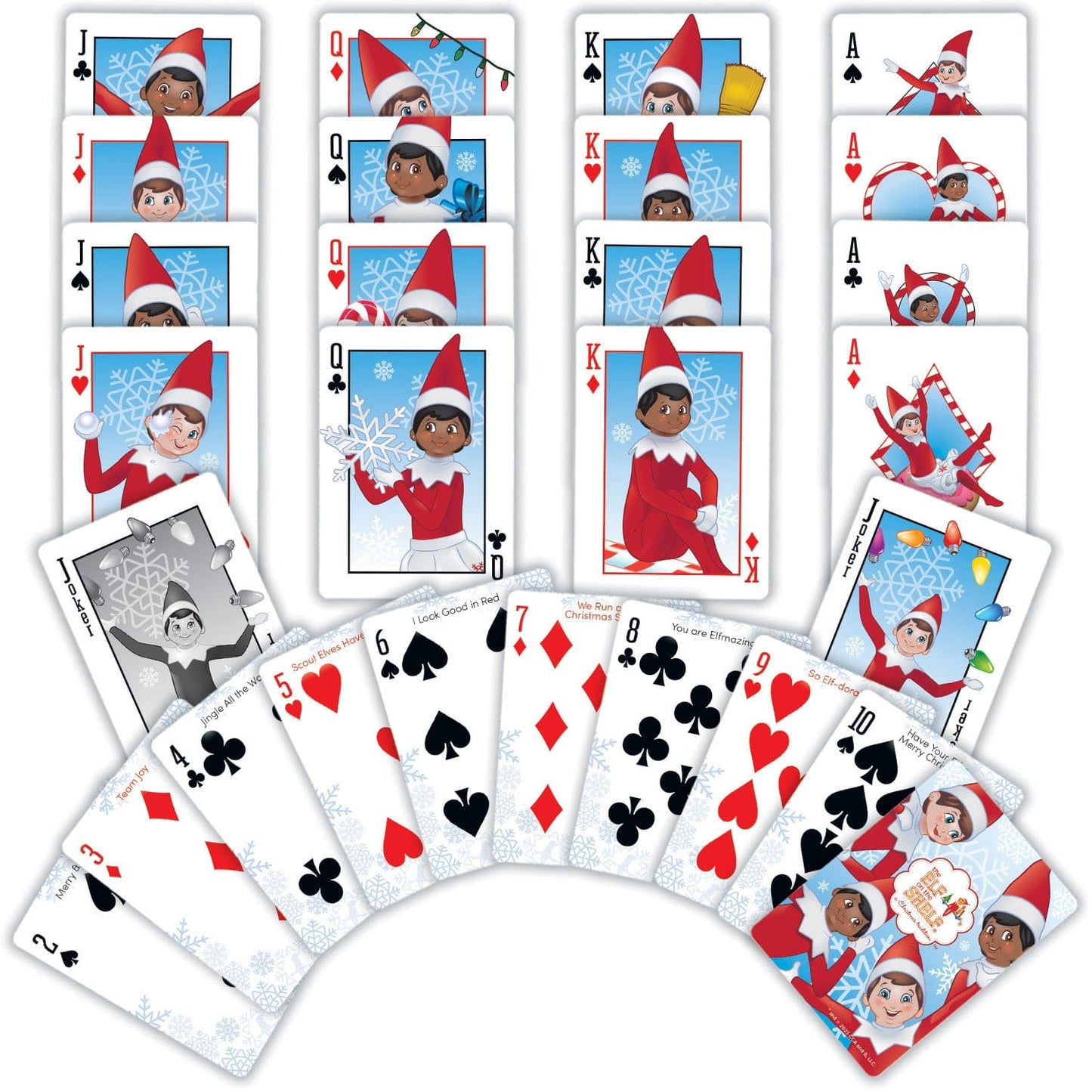 Elf on the Shelf Playing Cards - 54 Card Deck MasterPieces Puzzle Company INC
