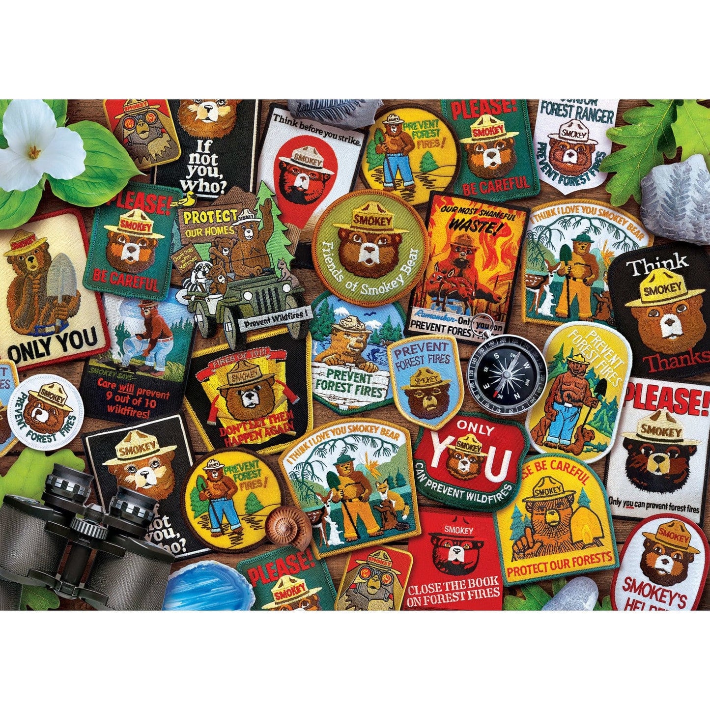 Smokey Bear Patches 1000 Piece Jigsaw Puzzle - Out of Play