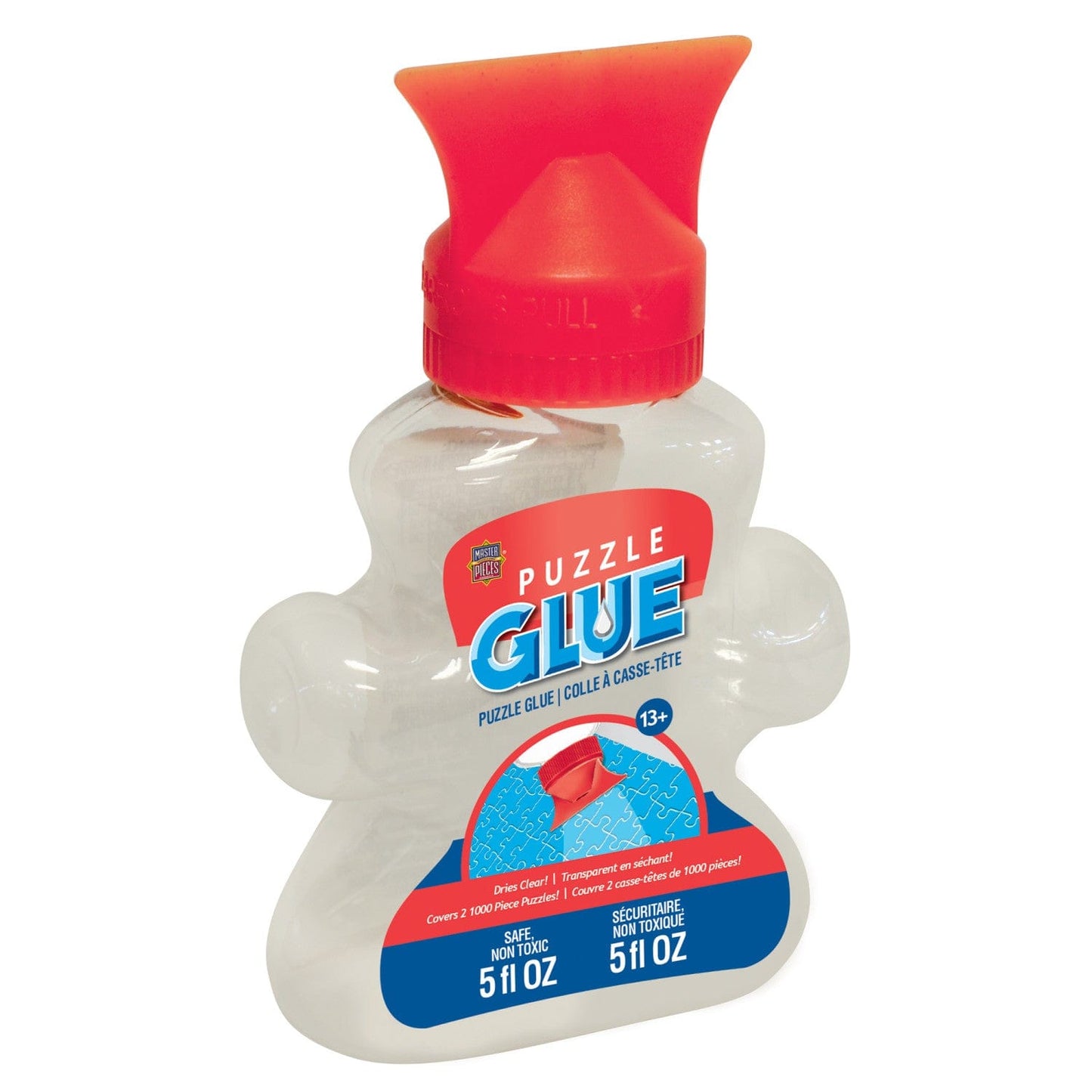 Jigsaw Puzzle Glue Shaped Bottle - 5 oz - Out of Play