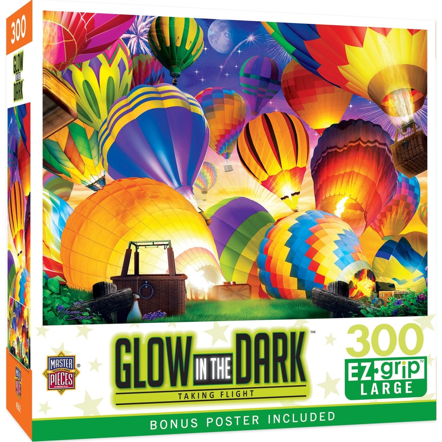 Glow in the Dark - Taking Flight 300 Piece EZ Grip Jigsaw Puzzle - Out of Play