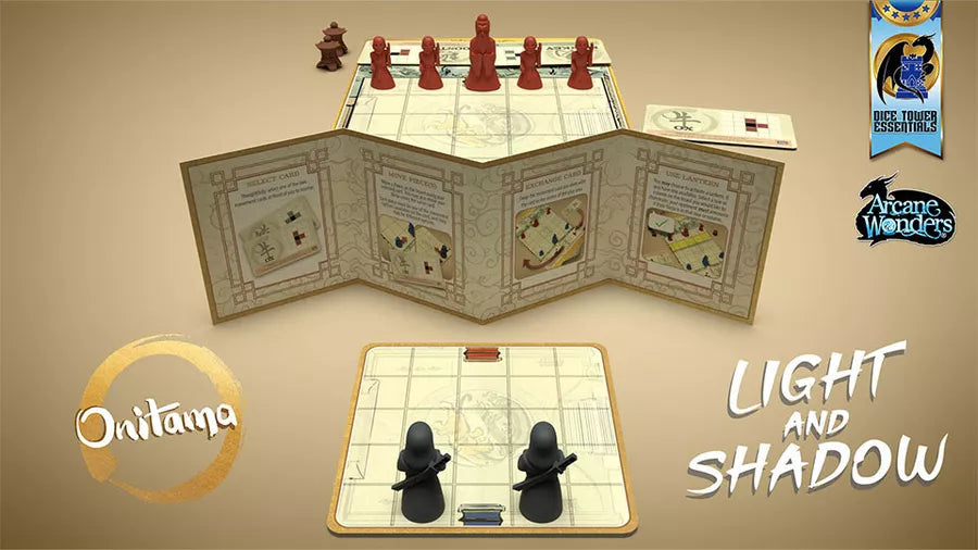 Onitama: Light and Shadow - Board Game - Out of Play
