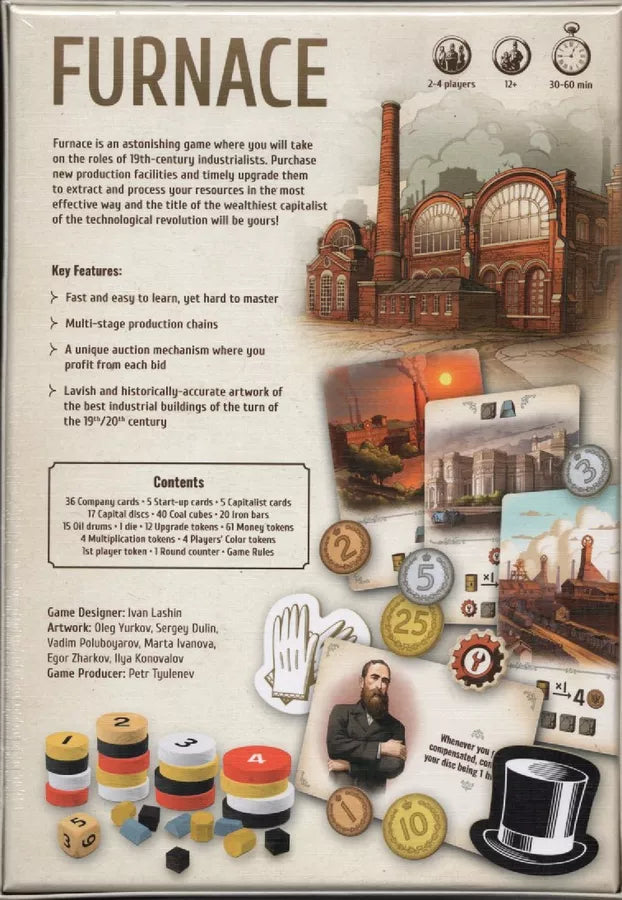 Furnace - An Engine-Building Board Game - Out of Play