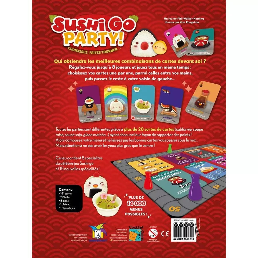 Sushi Go Party! - Card Game PunkOuter Games