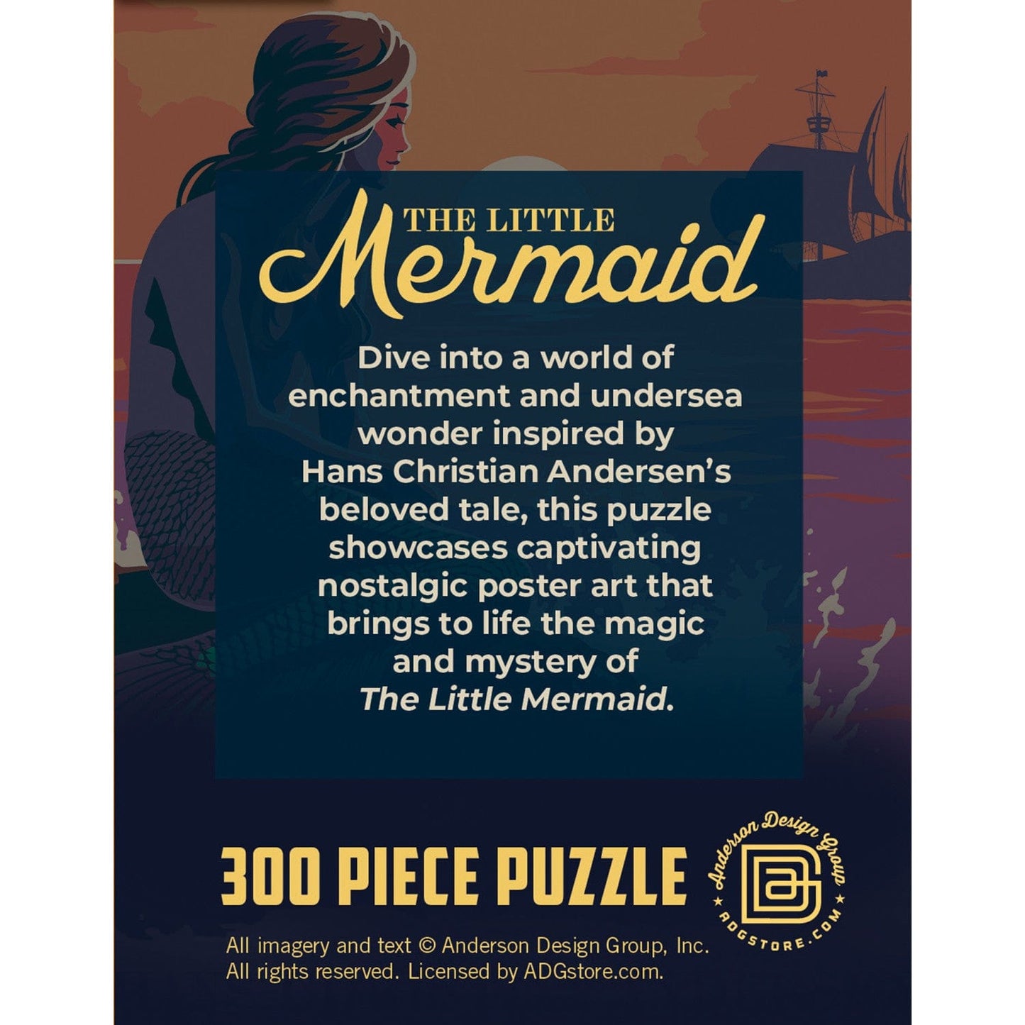 The Little Mermaid 300 Piece Jigsaw Puzzle - Out of Play