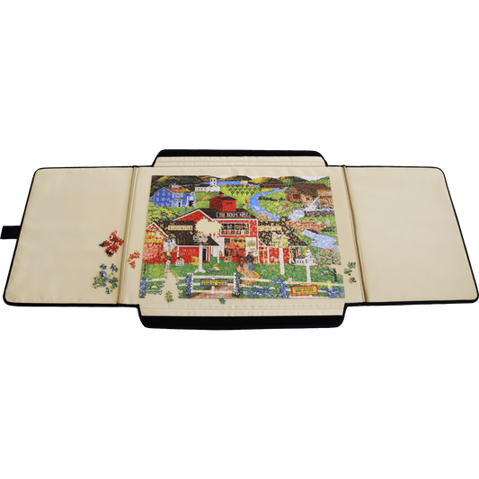 Folding Travel Puzzle Table Mat - 23"x32" - Out of Play