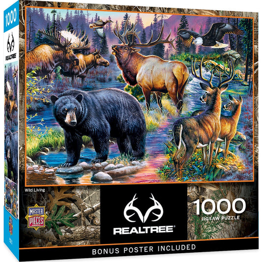 Realtree - Wild Living 1000 Piece Jigsaw Puzzle - Out of Play