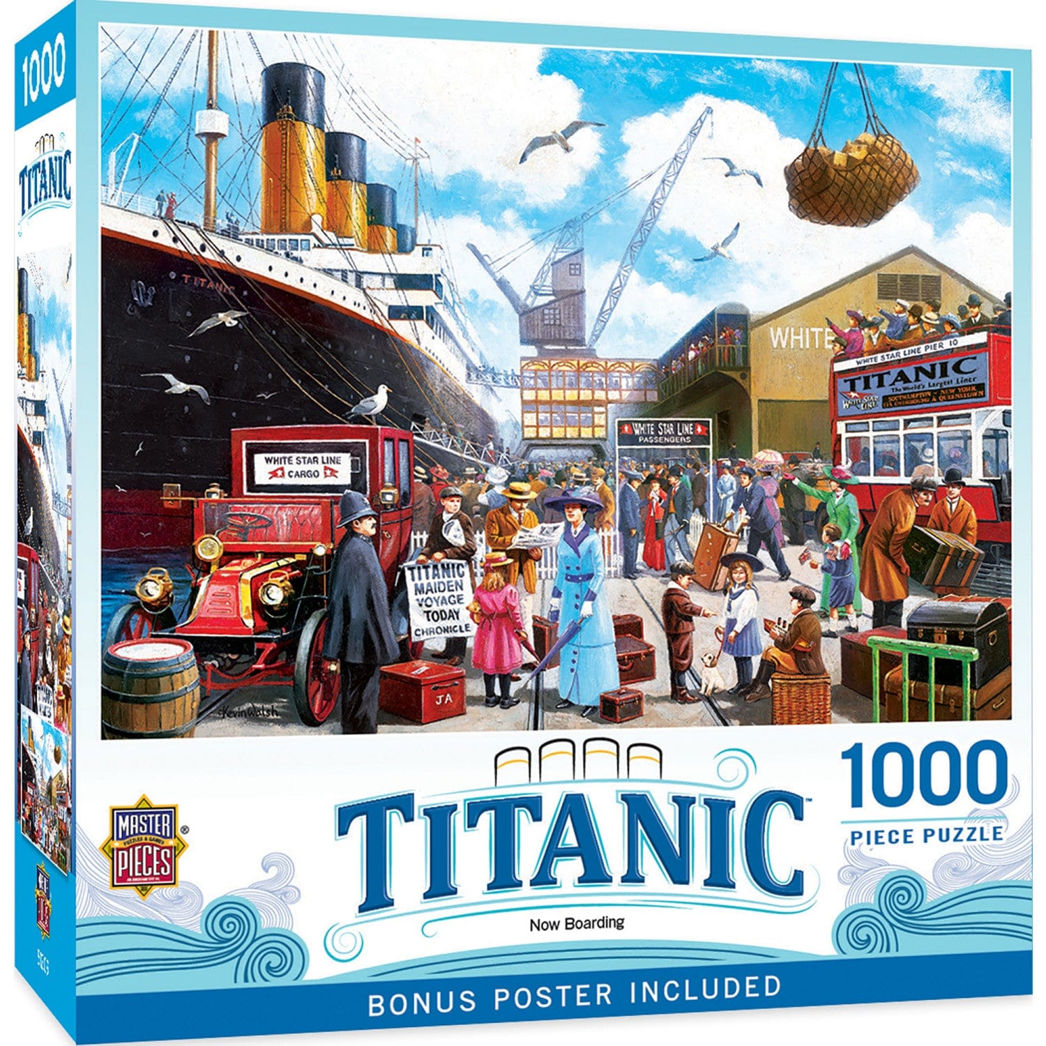 Titanic - Now Boarding 1000 Piece Jigsaw Puzzle - Out of Play