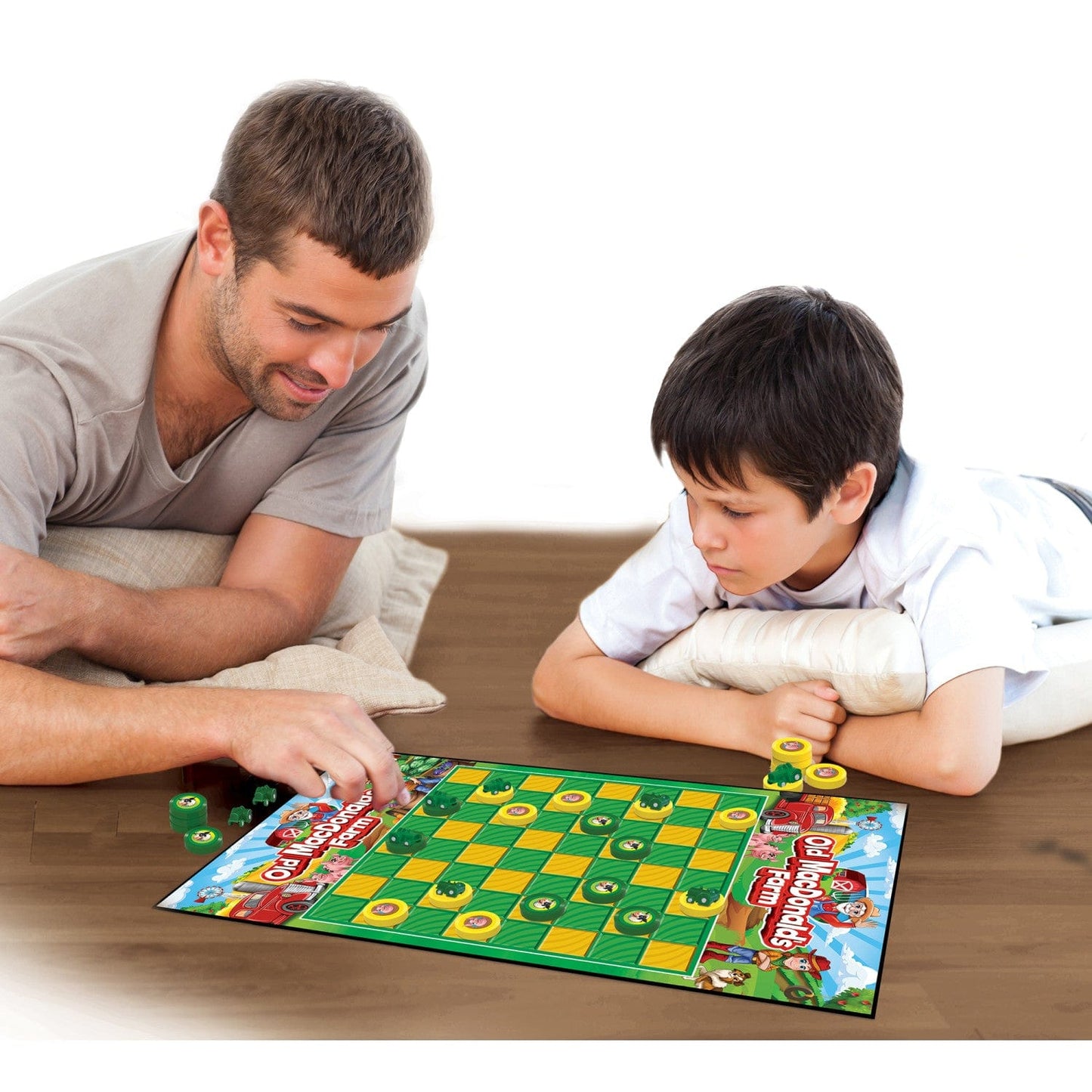 Old MacDonald's Farm Checkers Board Game - Out of Play