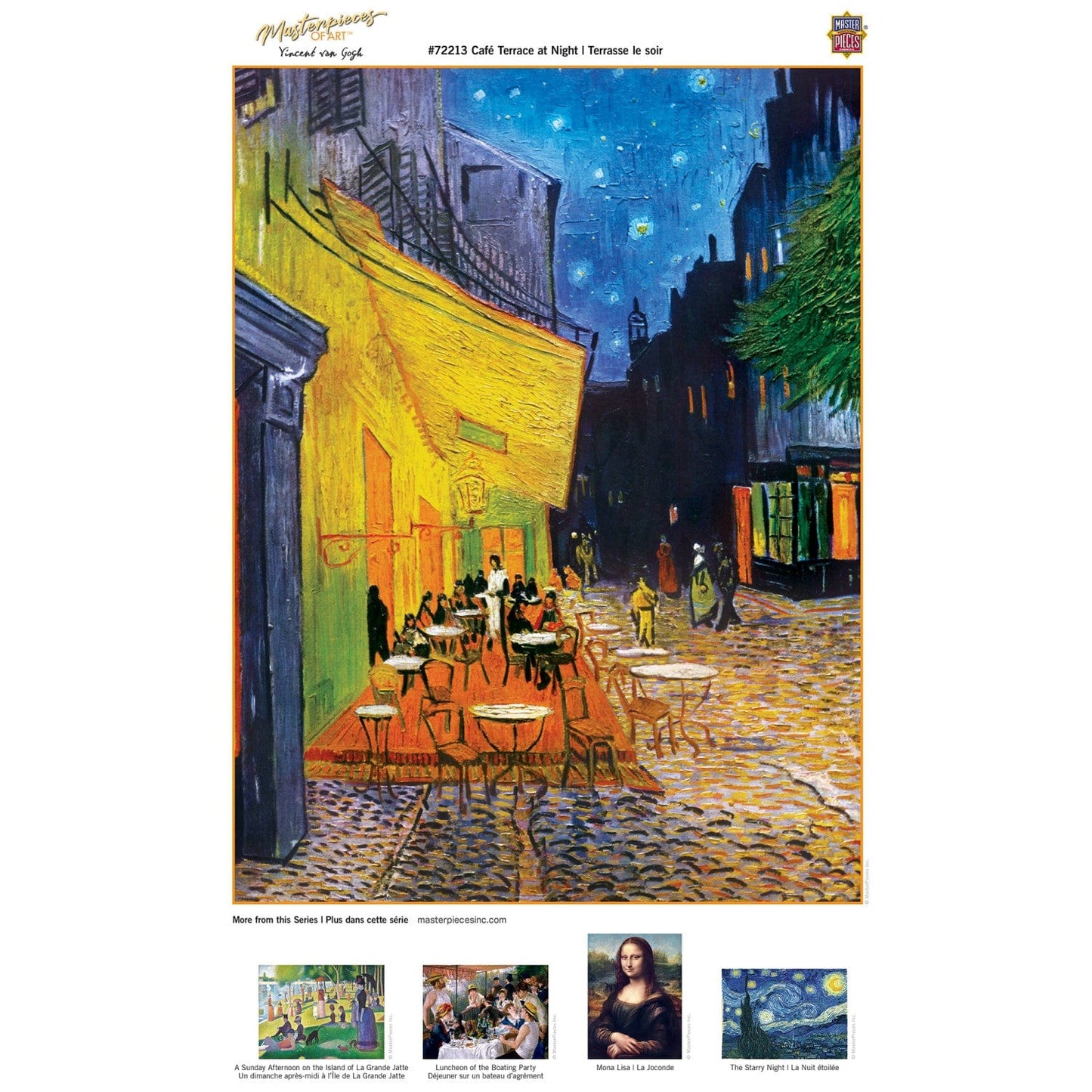 MasterPieces of Art - Cafe Terrace at Night 1000 Piece Jigsaw Puzzle - Out of Play