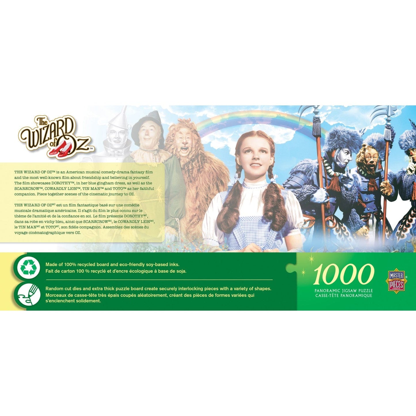 The Wizard of Oz - 1000 Piece Panoramic Jigsaw Puzzle - Out of Play