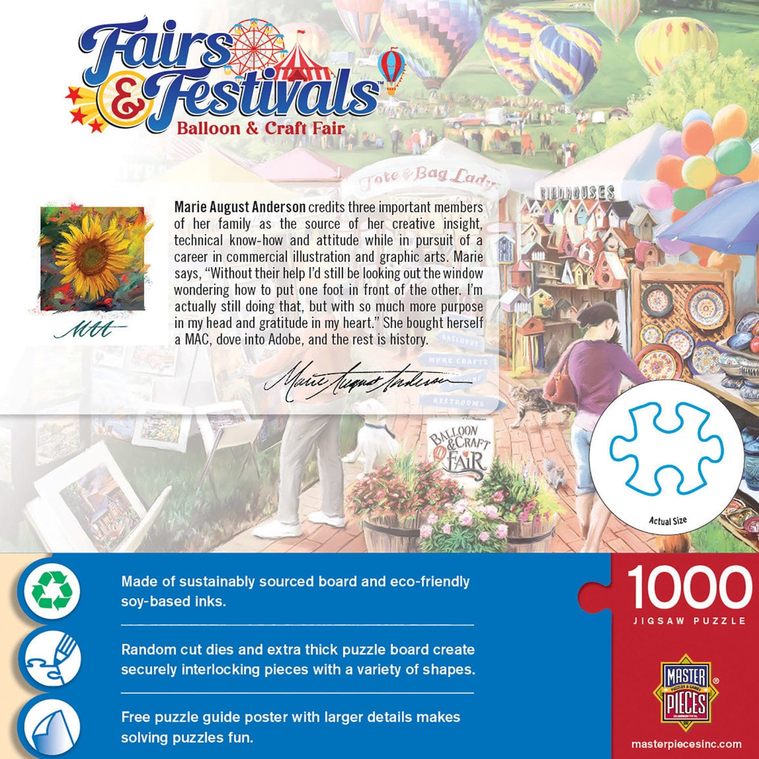 Fairs & Festivals - Balloon & Craft Fair 1000 Piece Jigsaw Puzzle - Out of Play