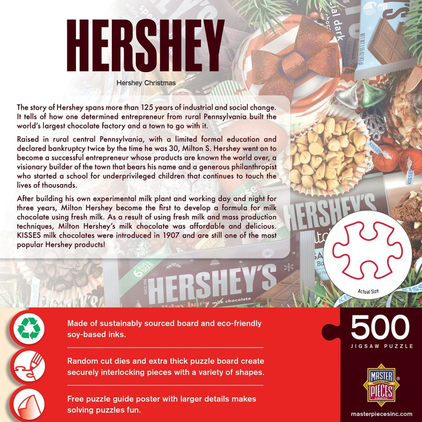 Hershey's Christmas - 500 Piece Jigsaw Puzzle - Out of Play