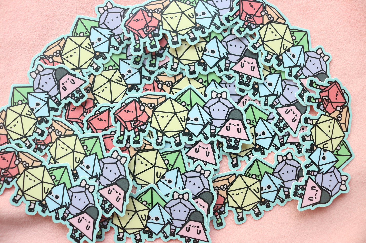 Rolling Dice Buddies Sticker