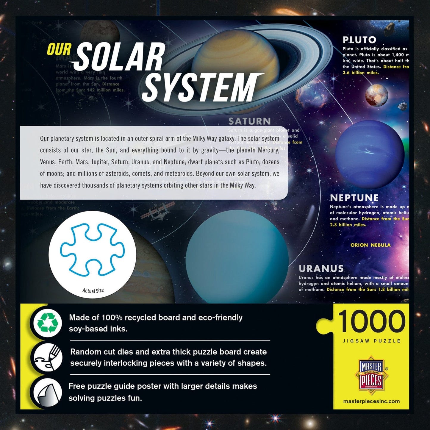 Our Solar System - 1000 Piece Jigsaw Puzzle - Out of Play