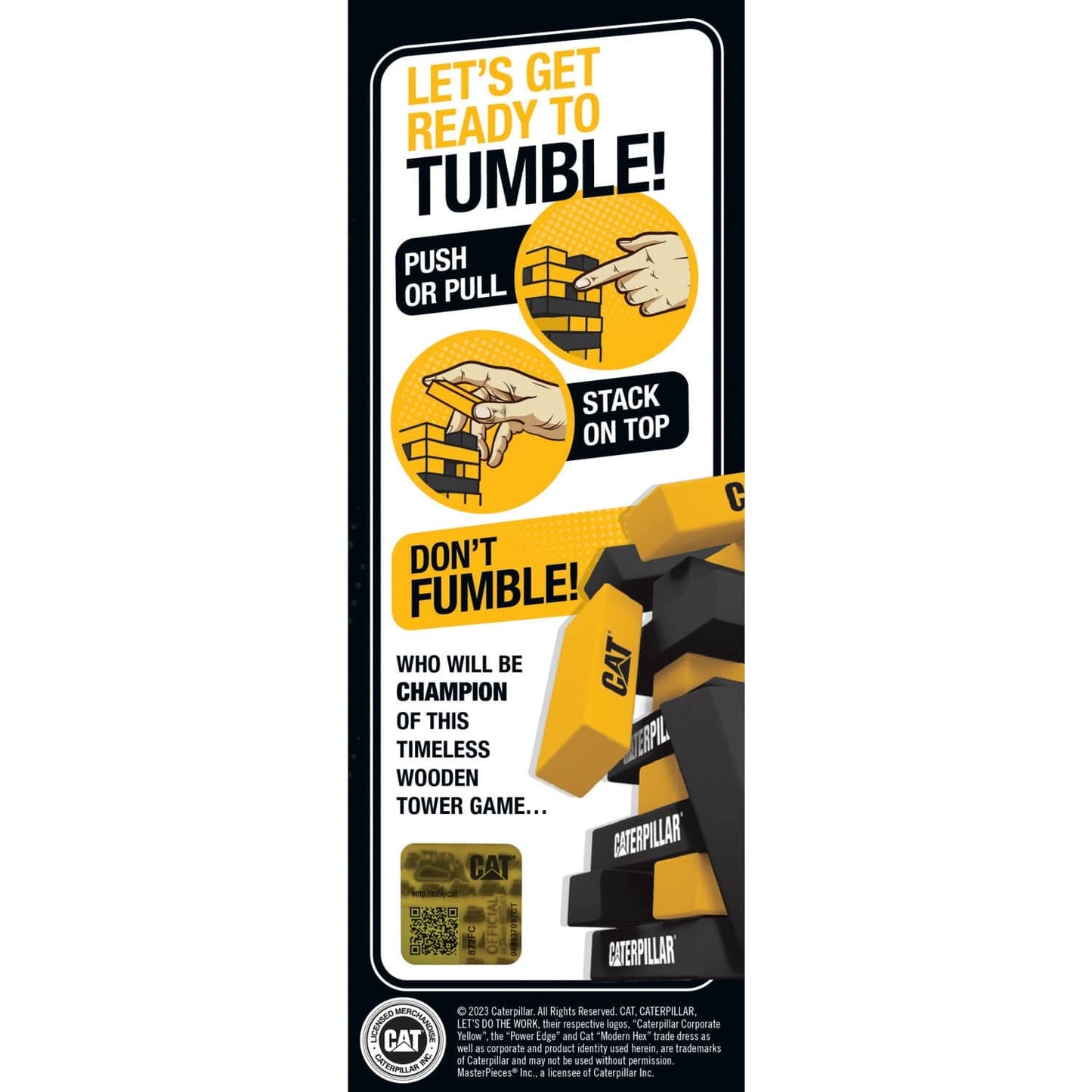 CAT - Caterpillar Tumble Tower - Out of Play
