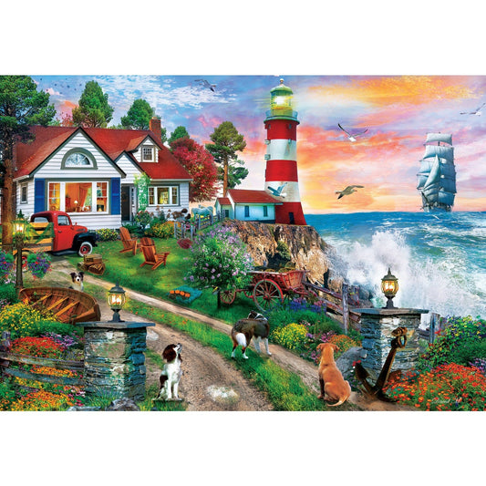EZ Grip - Lighthouse Keepers 1000 Piece Jigsaw Puzzle - Out of Play