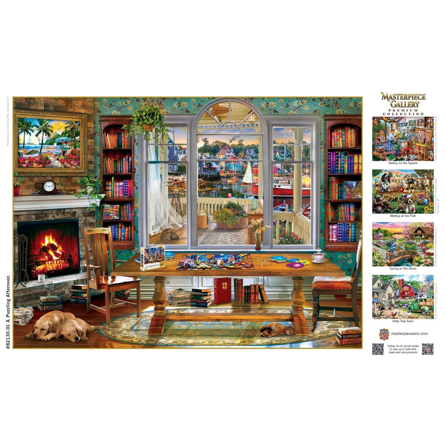Masterpiece Gallery - A Puzzling Afternoon 1000 Piece Jigsaw Puzzle - Out of Play
