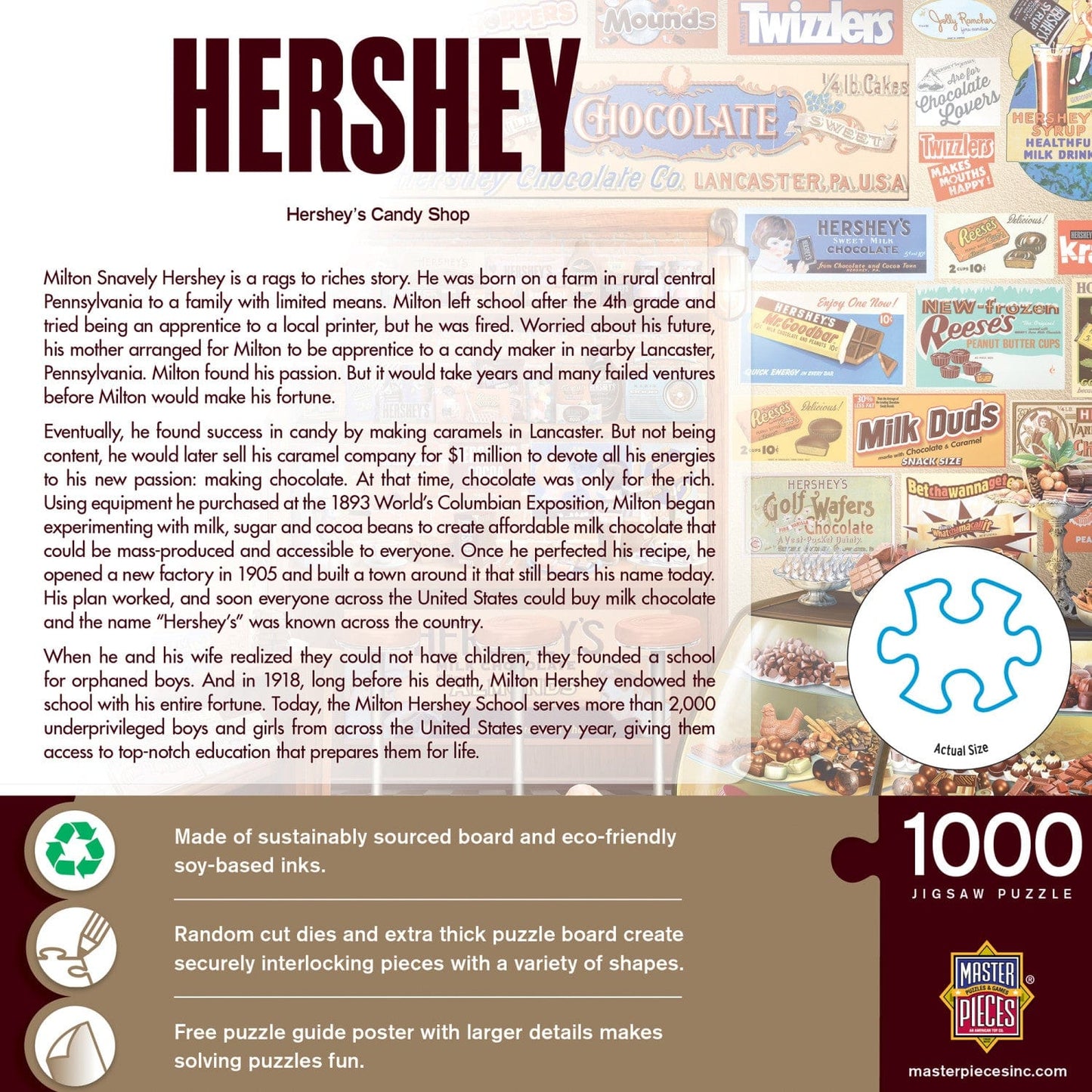 Hershey's Candy Shop - 1000 Piece Jigsaw Puzzle - Out of Play