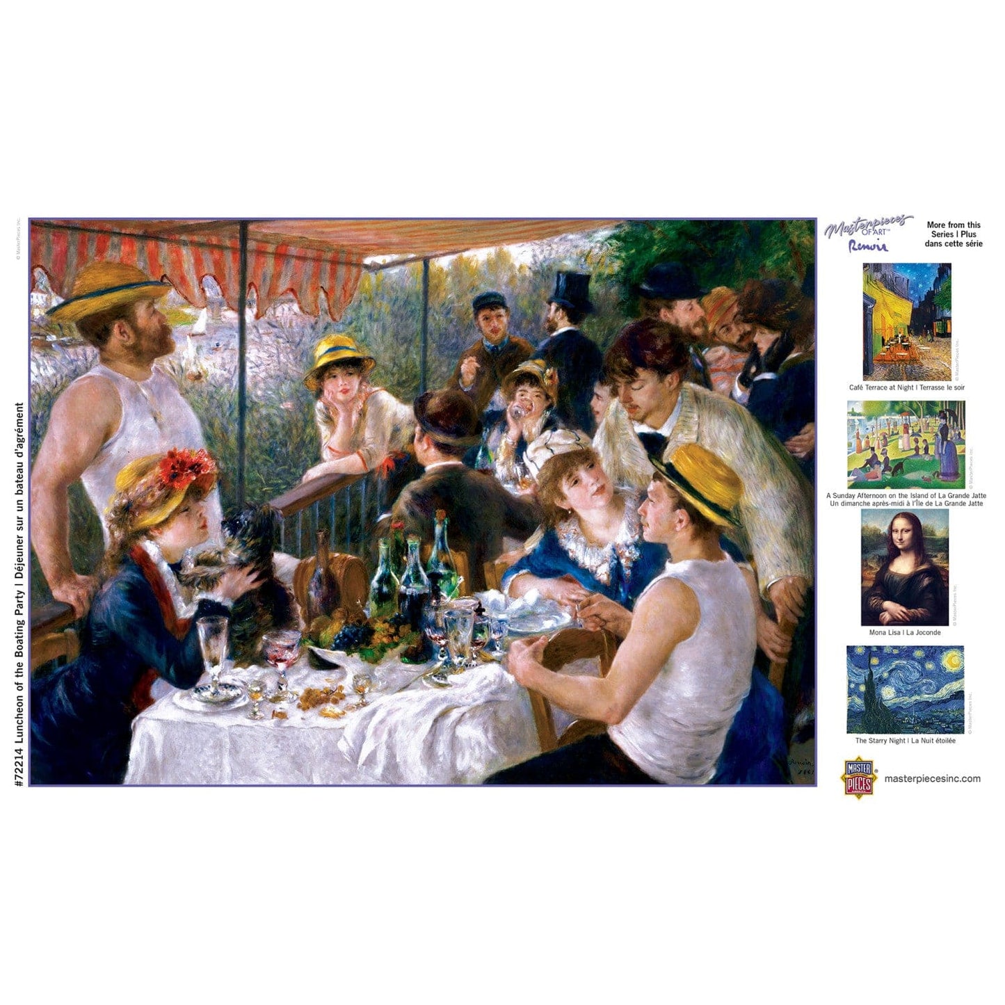 MasterPieces of Art - Luncheon of the Boating Party 1000 Piece Jigsaw Puzzle - Out of Play